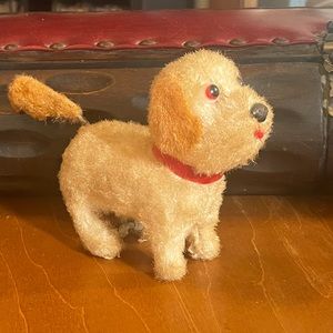 Antique wind up toy dog
